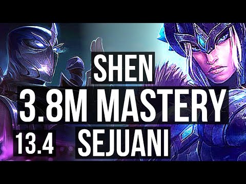 SHEN vs SEJUANI (TOP) | 3.8M mastery, 5/1/11, 800+ games, Rank 12 Shen | KR Grandmaster | 13.4