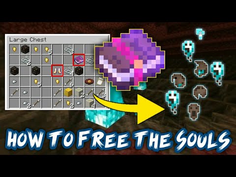 How to Free the Trap Souls inside the Soul Sand in Minecraft