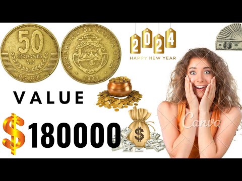 REPUBLICA DE COSTA RICA 1999🪙 COLONES 50 🪙BCCR VALUE $ 180000