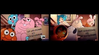What if The Amazing World Of Gumball was an anime (Comparison)