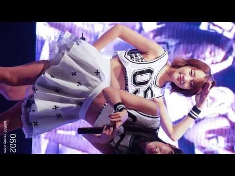 [직캠]130802 영월동강축제 레인보우(우리) - Tell Me Tell Me by 0602