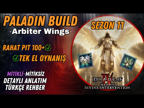 PALADIN BAŞKAYMIŞ! ARBITER PALADIN BUILD TÜRKÇE REHBER - DIABLO 4 DIVINE INTERVENTION