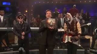 KID Cudi, Cage, St. VINCENT,  The Roots (Maniac) live on Jimmy Fallon Show ( #throwback )