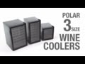 CE202 46 Ltr Undercounter Single Door Single Zone Black Wine Cooler Product Video