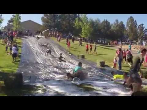 Camp Dwight 2015 Slip & Slide Collision