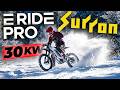 4 BIKES 1 FOREST Big ENDURO Ride In The SNOW ️ Sur Ron Vs E Ride