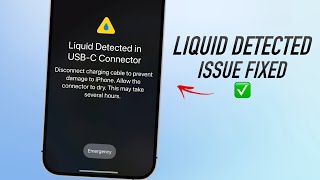 How to Remove Liquid From iPhone Charging Port!