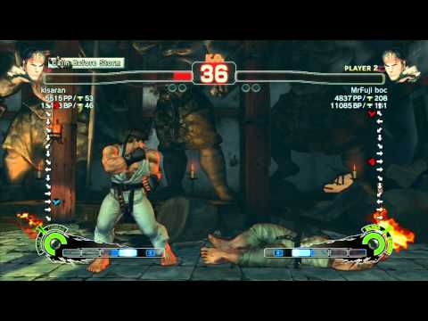 SSF4 AE 2012: kisaran (Ryu) vs MrFuji boc (Ryu) - Xbox Live Ranked Match