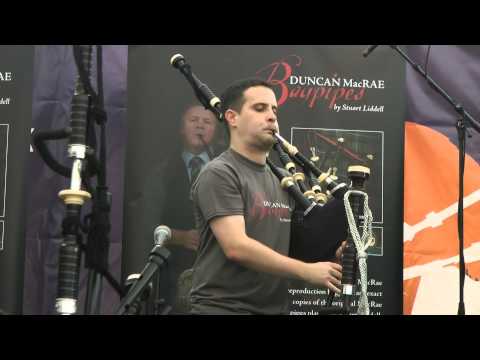 Piping Live 2015 - Finlay Johnstone playing his new Duncan MacRae Pipes
