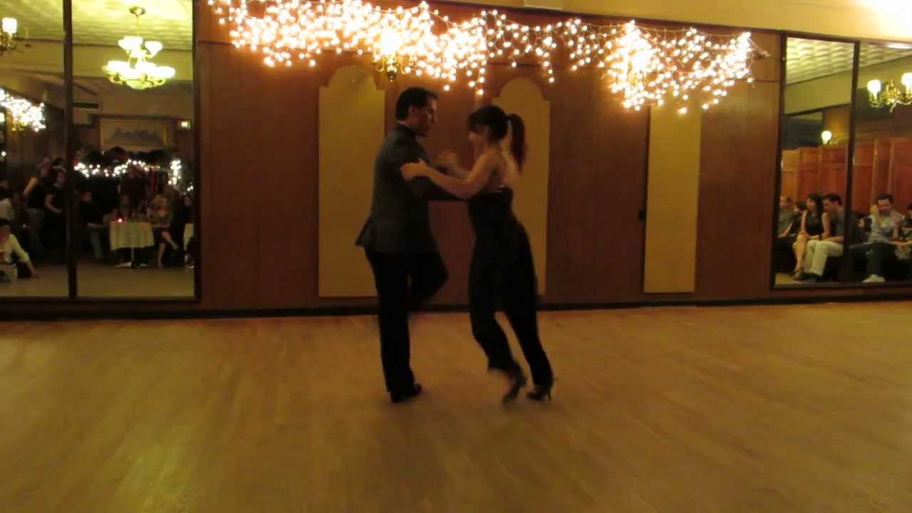 Diego Blanco & Ana Padron at La Milonga Rosa