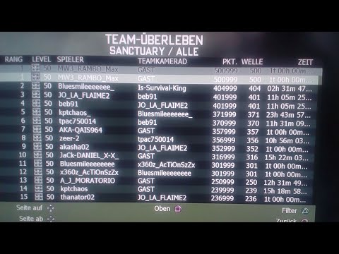 Call of Duty: Modern Warfare® 3 Survival 500 Waves Solo, PS3  in Resistance + World Records