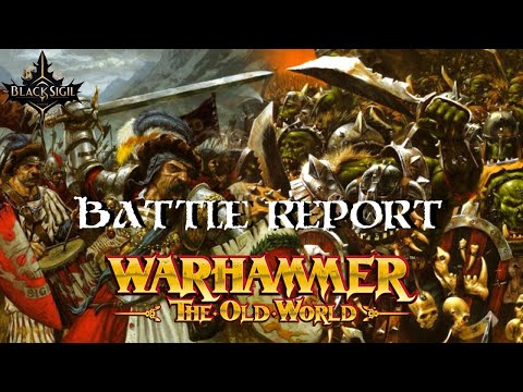 Empire of Man vs Orc and Goblin Tribes | 2000pt Battle Report | Warhammer: The Old World