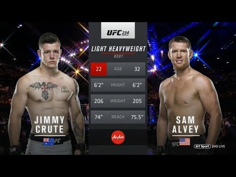 Jimmy Crute vs Sam Alvey full fight