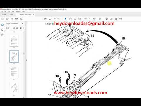 Liebherr R 932 E Litronic Excavator Operation & Maintenance Manual