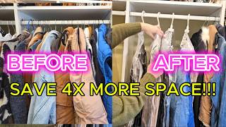 This Closet Hack Freed Up 80% of My Space