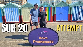 Sub 20 min 5K attempt at Hove Promenade parkrun's 10 year anniversary | Runner's POV