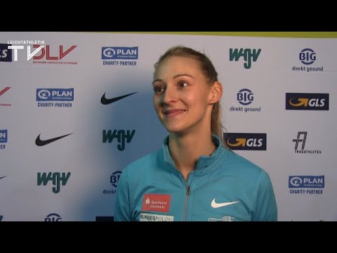 Hallen-DM 2020 | Kristin Gierisch: "War einfach ein schönes Gefühl heute zu springen"