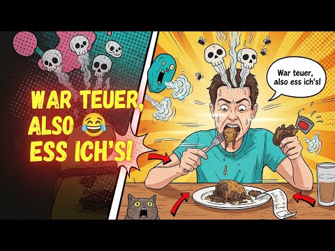 War teuer, also ess ich’s! — Komödie Hörbuch: Wenn Vernunft an der Kasse endet