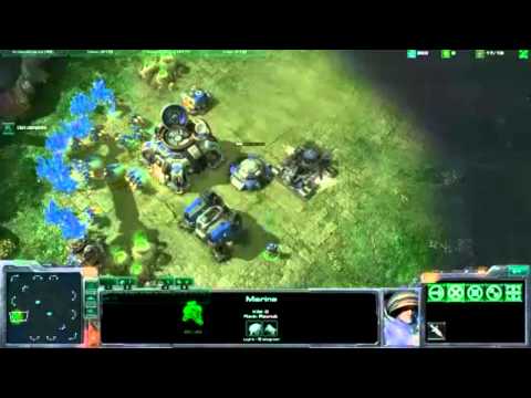 SCV BUILDING IN BUNKER LOL!!