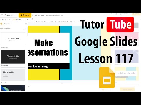 Google Slides Tutorial Lesson 1 Accessing Google Slides