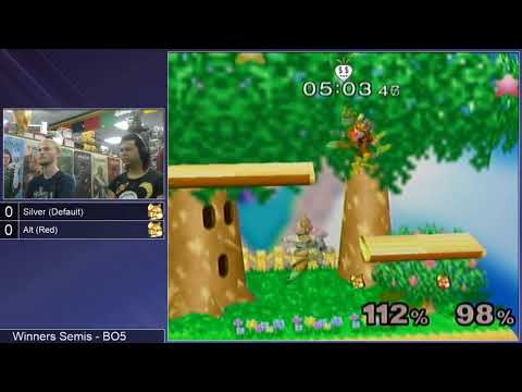 GSS 115 SSBM - Silver (Default Fox) vs. Alt (Red Fox) - Melee WSF