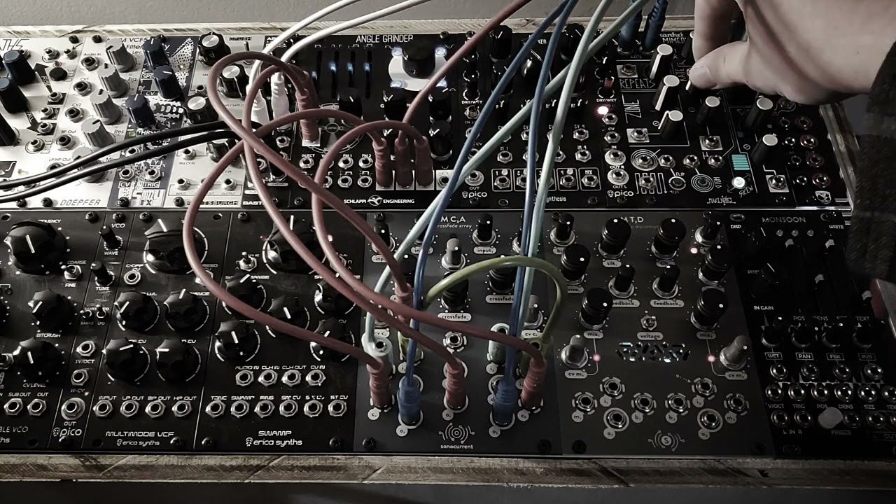 Rat's Nest Podcast Episode 88 - 3 Module Challenge Feedback Experiments and Glitchy Ambient Patch