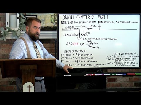 Daniel 9:1 to 23  Daniel's Confession and Lamentation