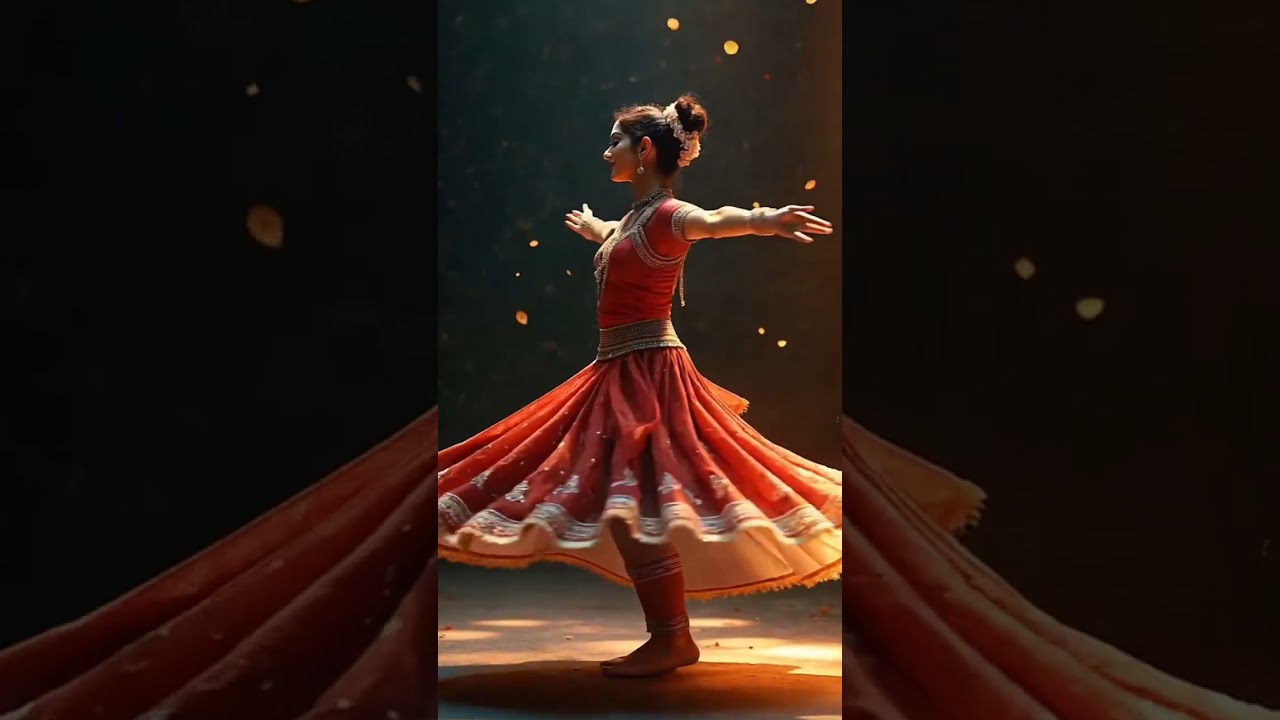 AI generated Kathak Dance #ai #aivideo #dance #india #pakistan #paris #england #america #germany