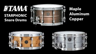 Video thumbnail for Tama Starphonic Snare Drums - Maple, Aluminum, Copper by Richard Cuoco