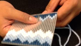 How to make plastic canvas coasters!