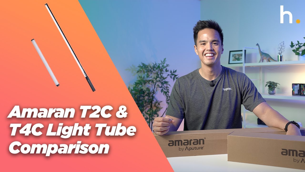 Aputure Amaran RGBWW T2C and T4C Light Tube | Comparison & Review