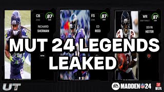 LEGENDS 87 OVR HESTER, SHERMAN, FRANCO, REED AND MORE LEAKS!! | MADDEN 24 ULTIMATE TEAM