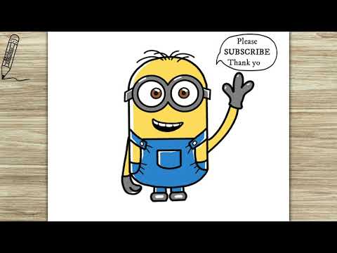 How to Draw a Minion, Easy Drawings