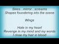 Sentenced - Wings Lyrics