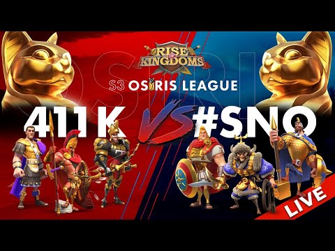411K (K411) vs #SNO (K177) - Round to 1K SUBS!! - Rise of Kingdoms