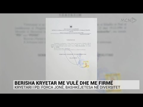 Gjykata regjistron Berishën/ Kryetari i PD: Forca jonë, bashkëjetesa në diversitet