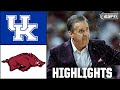 Kentucky Wildcats Vs Arkansas Razorbacks Full Game Highlights ESPN College Basketball