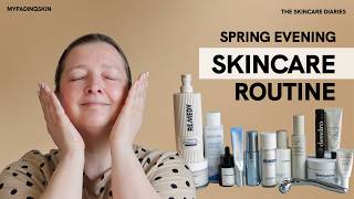 My Everyday Spring Evening Skincare Routine for Mature Skin