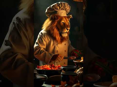 "King of the Kitchen: Wildly Delicious Lion Recipes" #shorts #short