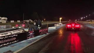 New ZR1 versus Demon in 1/4 mile at Richmond Dragway