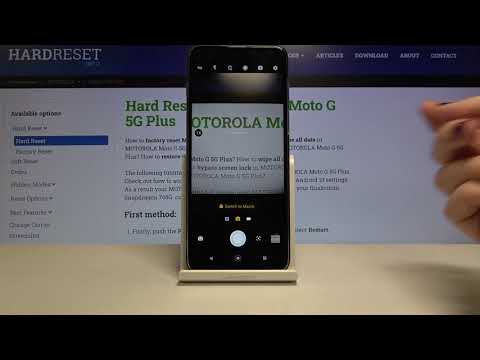 How to Turn On / Off Camera Leveler on MOTOROLA Moto G 5G – Straighten Option