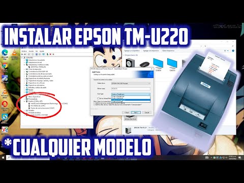 Como Instalar Impresora EPSON TM-U220 y Cualquier Modelo | Drivers Originales Windows XP 7 8 10
