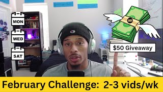 UPDATE: February Challenge, Prize Giveaway