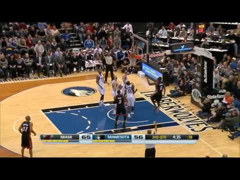 Lebron James 21 points (amazing alley oop) vs Minnesota T'Wolves full highlights 2013/12/07 HD
