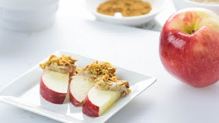 Almond Butter, Yogurt and Granola Dipped SweeTango® Apple Slices