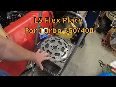 Adapt Your LS LS3 LSX Flex Plate Turbo 400/350 GM Transmission And Converter Using a 4L80 Flex Plate