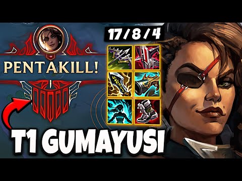 T1 Gumayusi Samira vs Jinx ADC [ Pentakill ] Patch 14.19 Ranked EUW ✅
