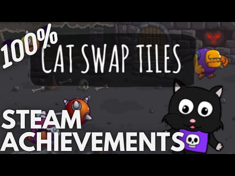 [STEAM] 100% Achievement Gameplay: Cat Swap Tiles