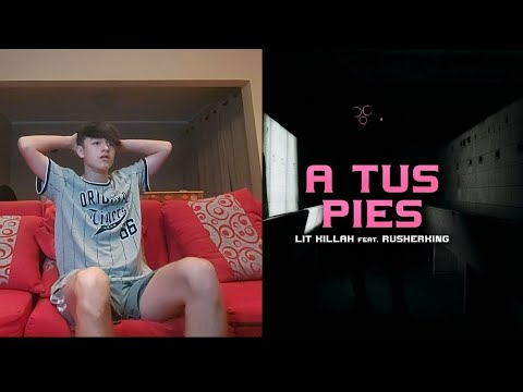 LIT killah, RusherKing - A Tus Pies REACCION *QUE FLOW*