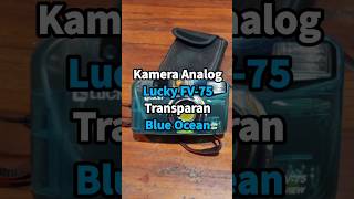 Kamera analog lucky fv75 transparan blue ocean